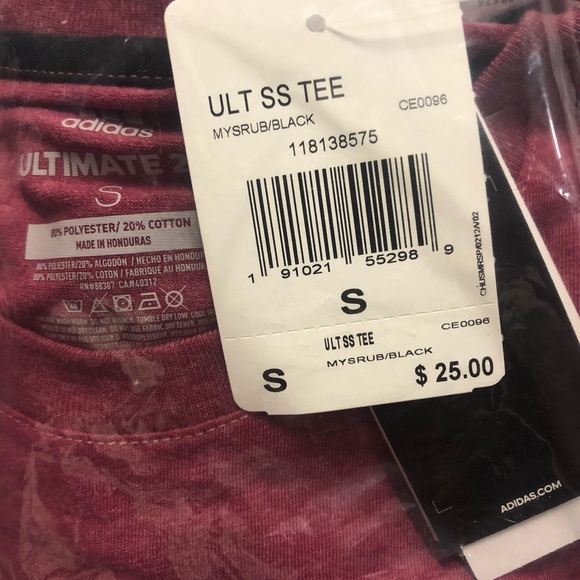 Adidas Women's Ultimate Tee CE0096 - Picture 3 of 3